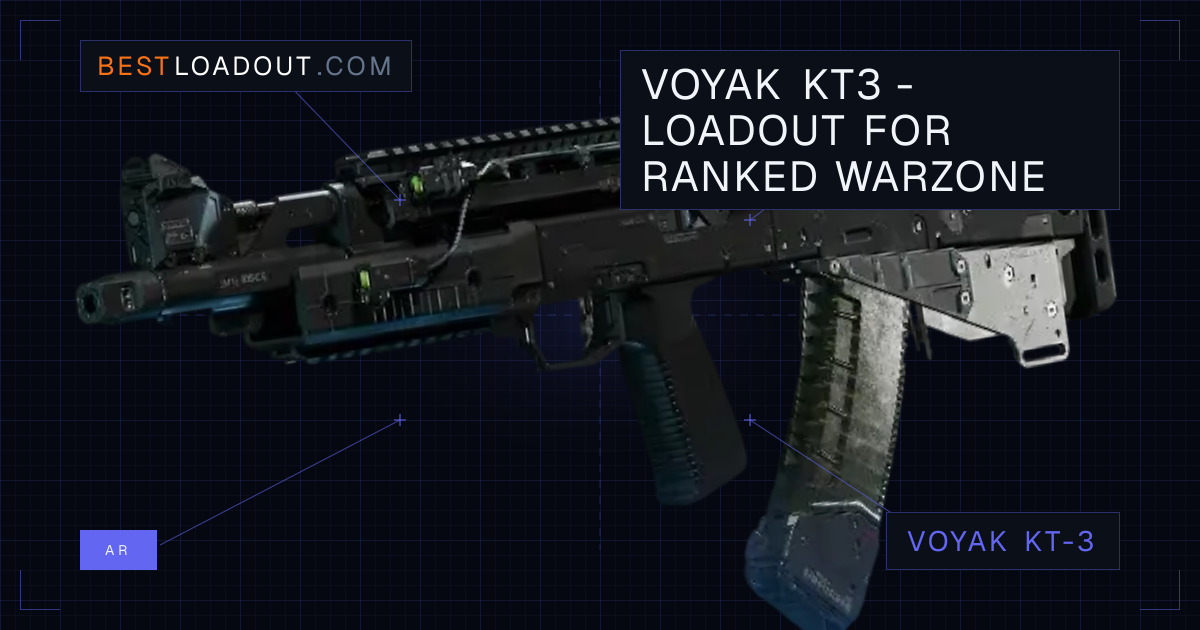 Voyak KT3 - Loadout for Ranked Warzone - Best Assault Rifle Loadout ...
