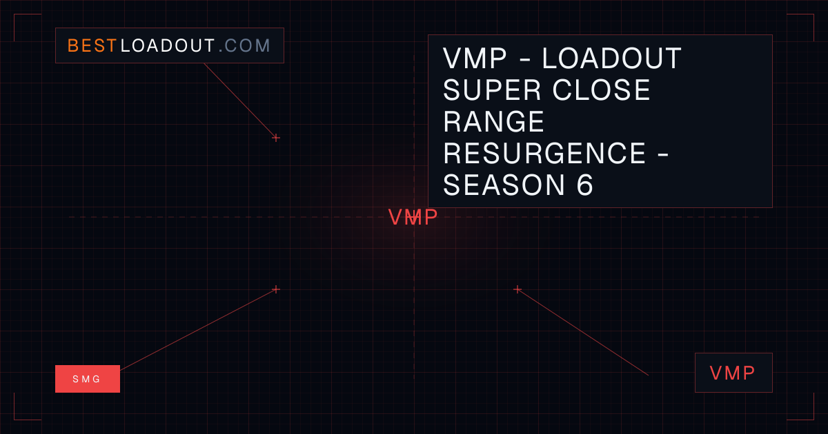 VMP - Loadout Super Close Range Resurgence - Season 6 - Best SMG ...